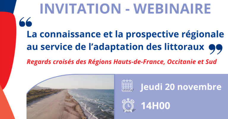 webinaire – Territoires littoraux et changement climatique, 20 novembre 2025